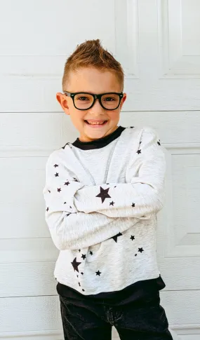 Boys Star Ringer Sweatshirt