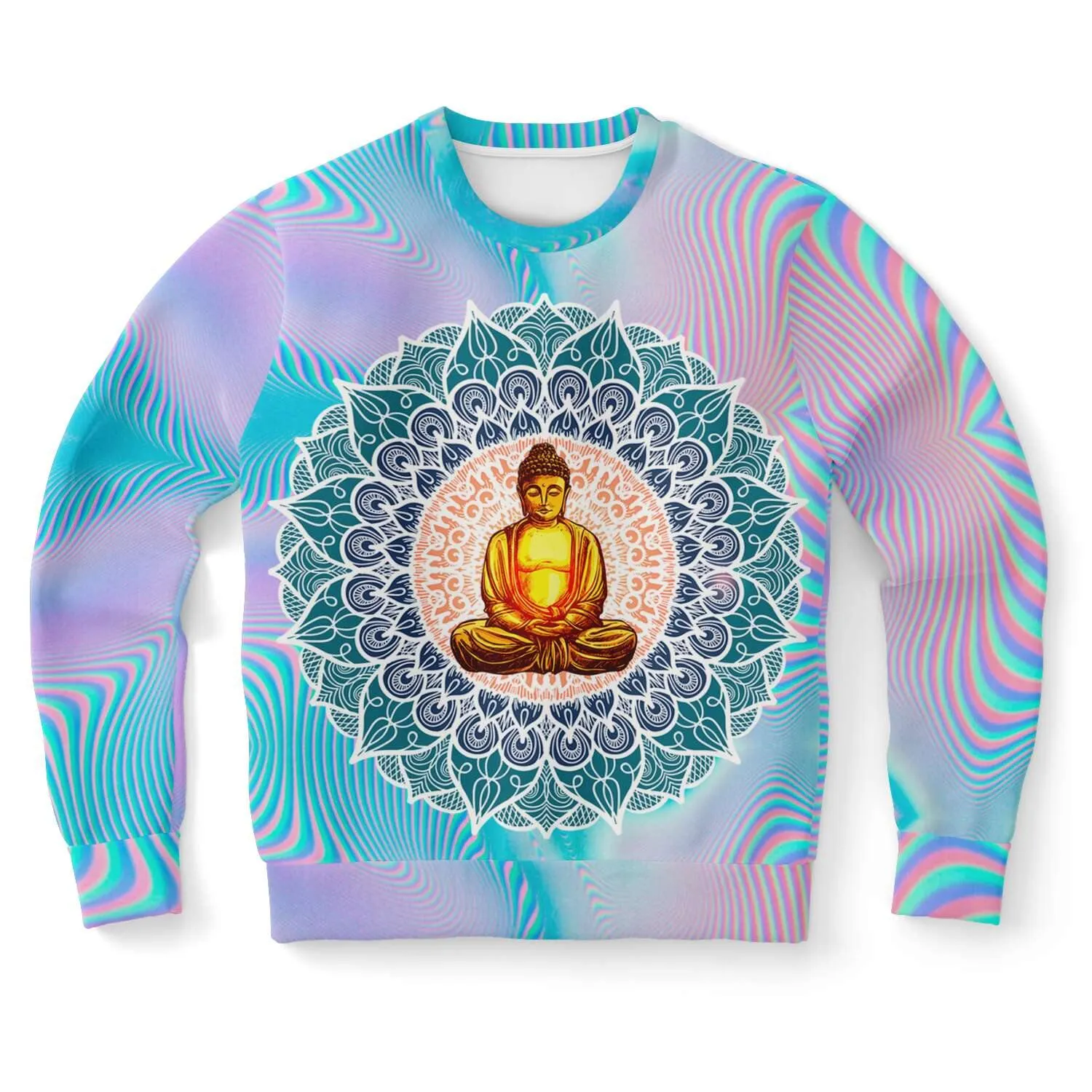 Budha Mandala Holographic Sweatshirt