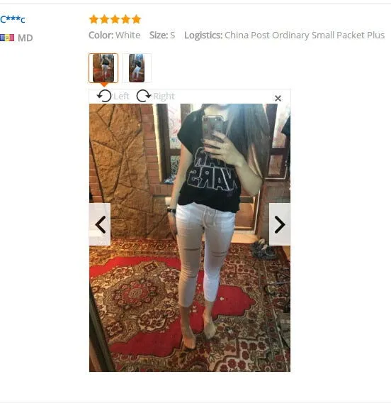 Destroyed Ripped Knees Ankle Length Pencil Denim Jeans