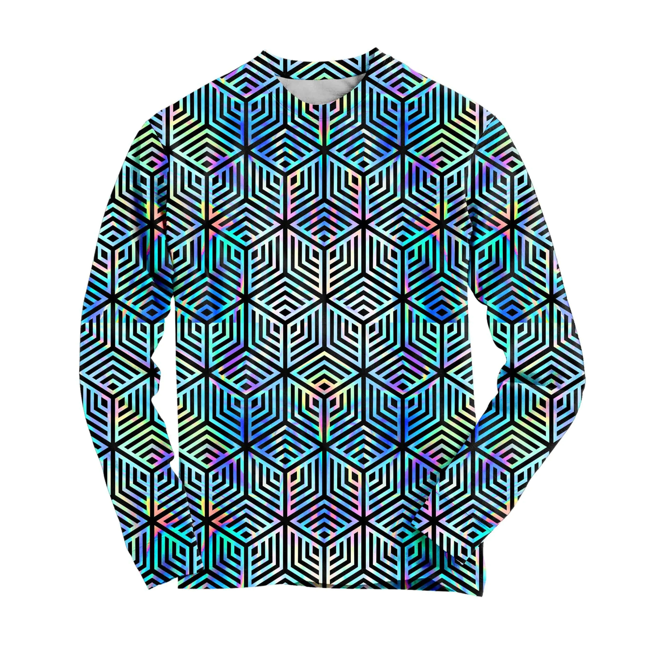 Holographic Hexagon Long Sleeve