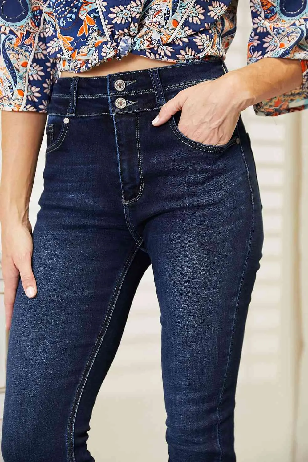 Kancan High Rise Bootcut Jeans