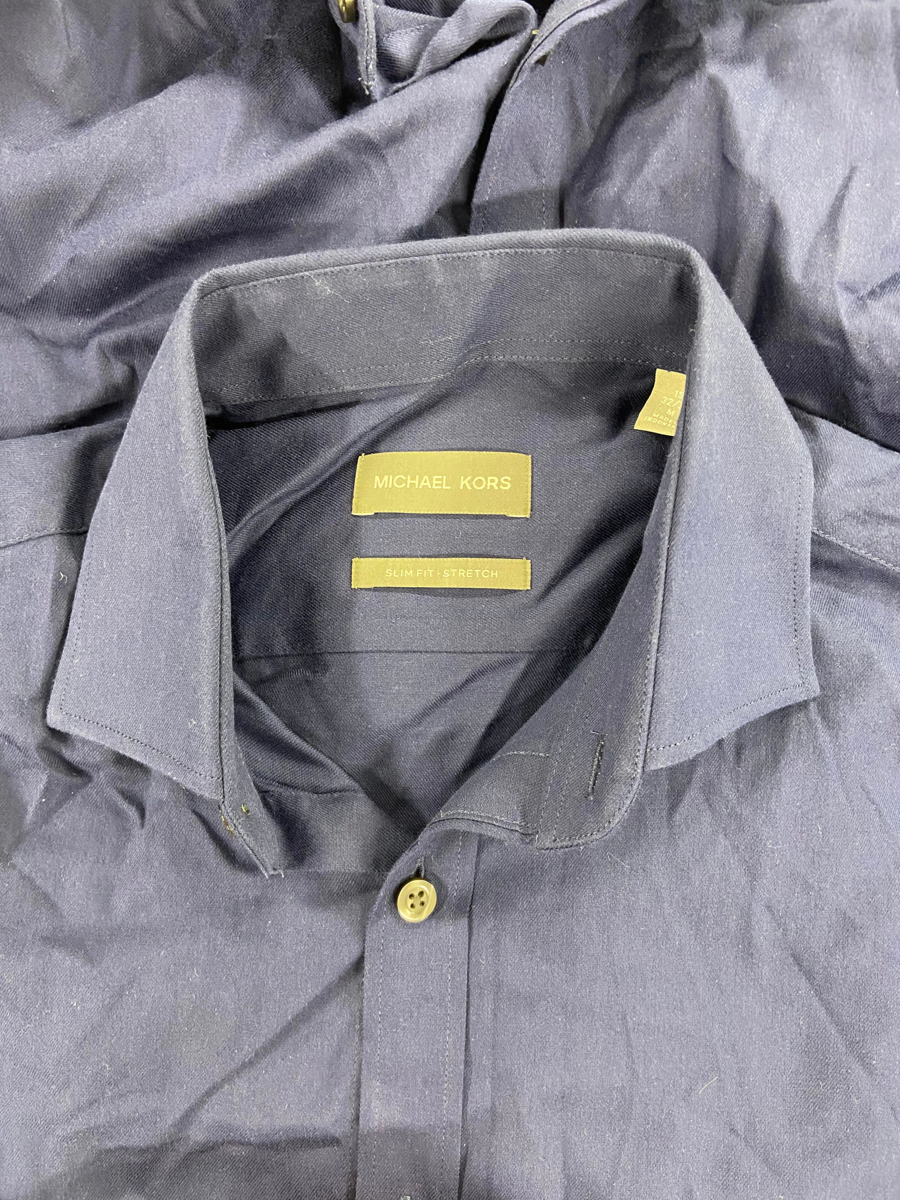 Men's Clothing Dress Shirts Wholesale Lot, MICHAEL KORS, WEATHERPROOF, JAYWALKER, CLUB ROOM, ALFANI, 16 items, Shelf Pulls, MSRP $944