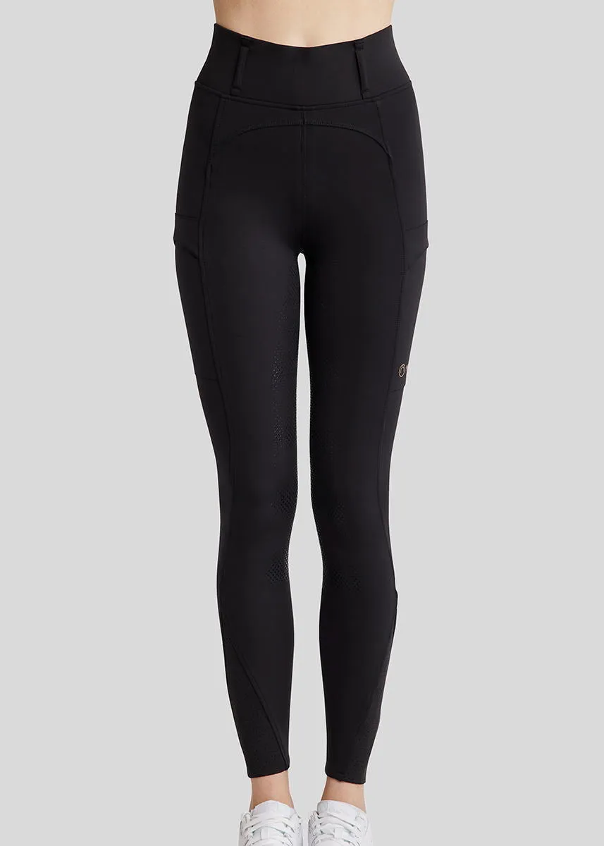 MoZoe Compression REFINED Pull On - Black, Fullgrip