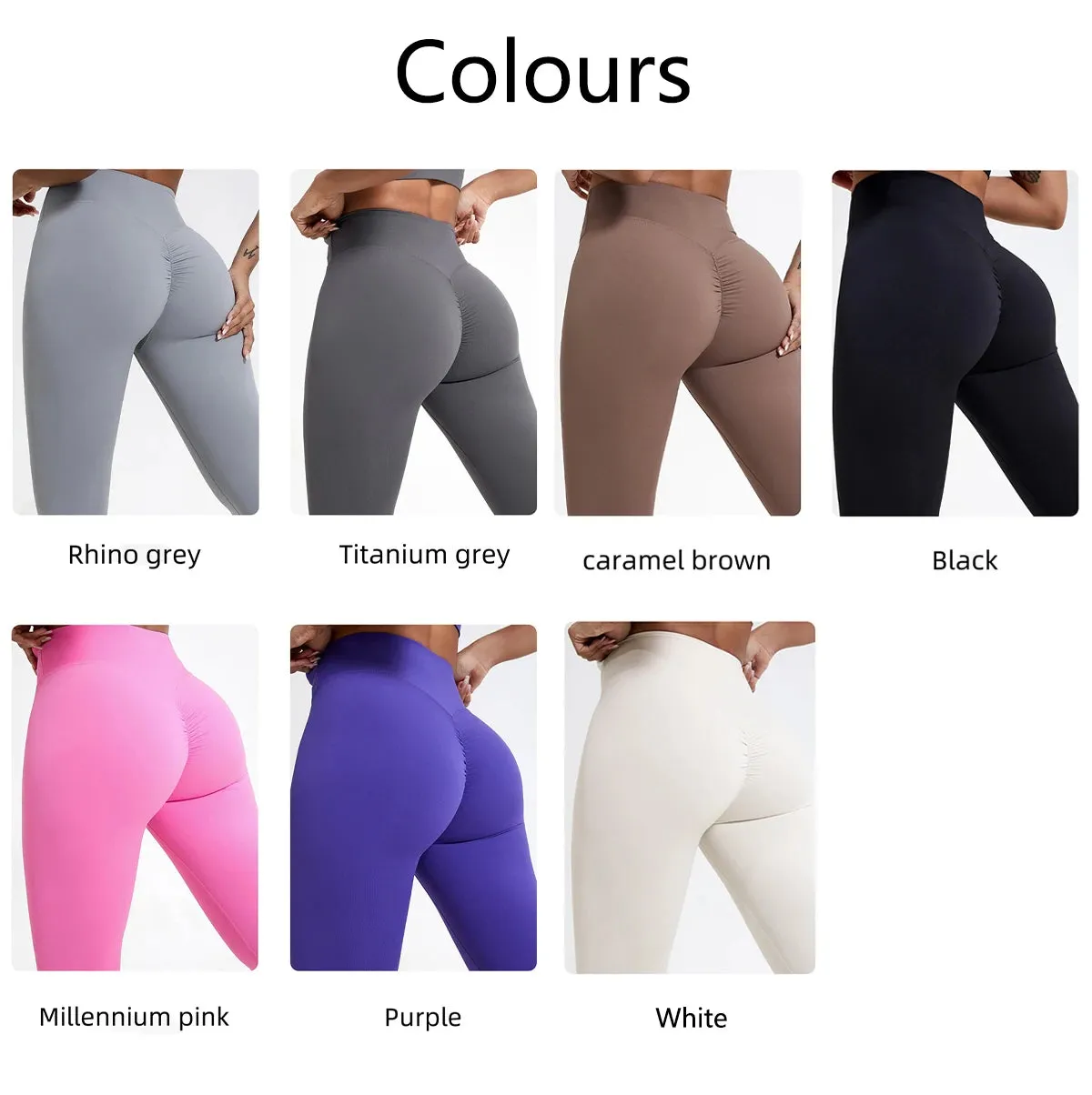 Push Up Booty Yoga Pants High Waist Sports Leggings